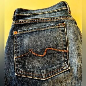 7 for all mankind bootcut denim Jeans womens size 28